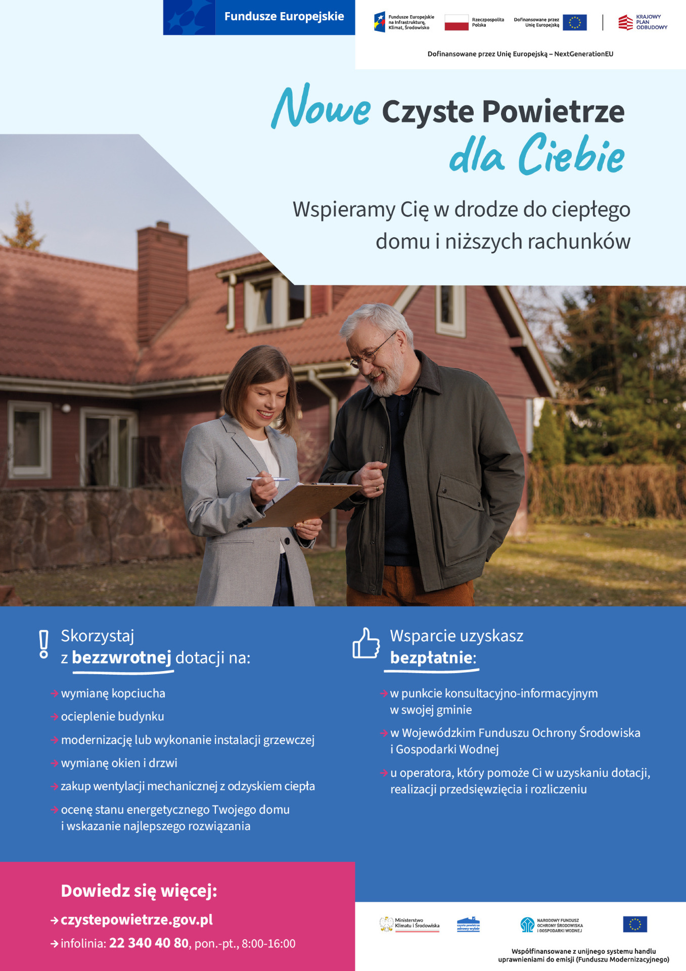 Plakat inf. Czyste Powietrze