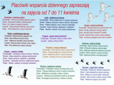 Harmonogram zajec w PWD
