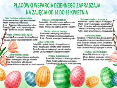 Harmonogram zajęć w PWD