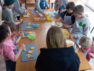 Wielkanocne zajęcia w świetlicy.