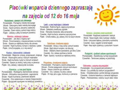 Harmonogram zajęć w PWD