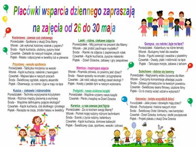 Harmonogram zajęć w PWD