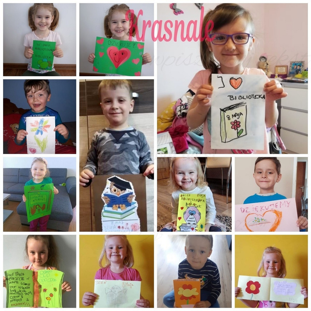 Zdjęcie przedstawiające prace grupy Krasnali