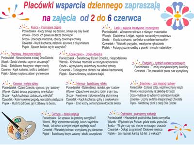 Harmonogram zajeć w PWD