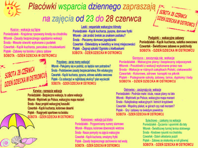 Harmonogram zajeć w PWD