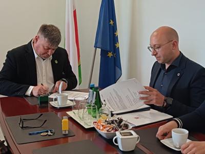 Podpisanie umowy dofinansowania projektu