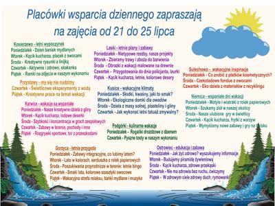 Harmonogram zajeć w PWD