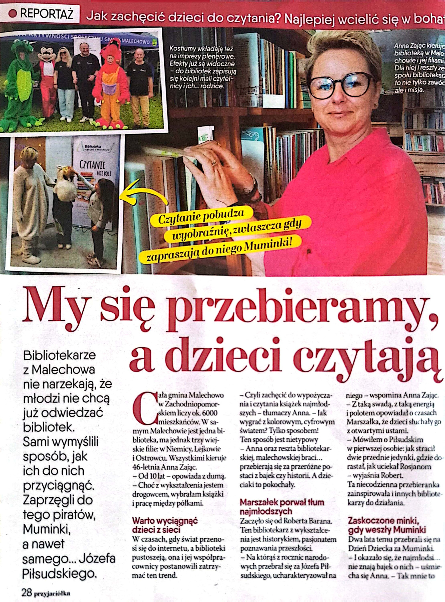Gminna Biblioteka Publiczna w Malchowie w ogólnopolskiej prasie