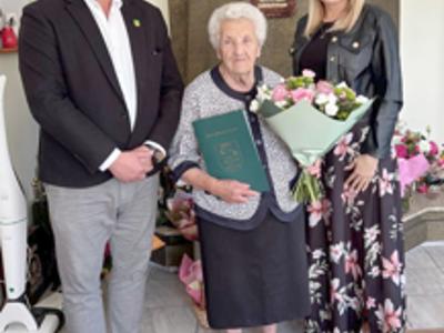 95-te urodziny pani Marii Masiulaniec