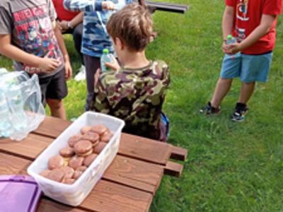  Dzieci z PWD w Sulechowie i PWD w Kusicach, podczas spotkania integracyjnego w Sulechowie.
