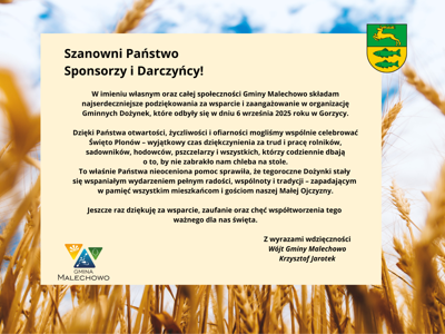 Podziękowania