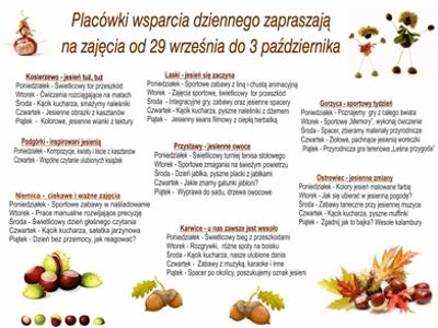 Harmonogram zajeć w PWD