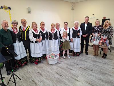 Zespół ludowy biorący udział w konkursie