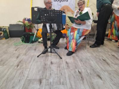 Zespół ludowy biorący udział w konkursie