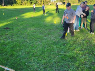 Wspólna zabawa dzieci z PWD Karwice i Gorzyca
