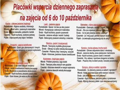 Harmonogram zajeć w PWD