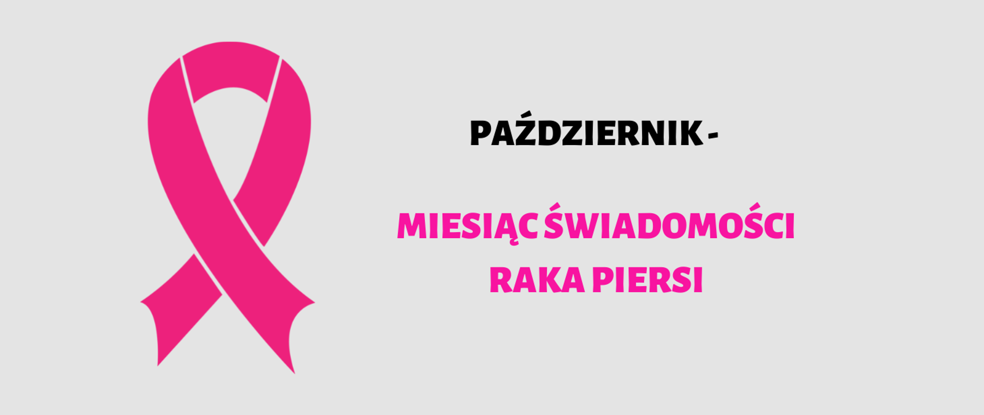 Plakat Różowy Październik