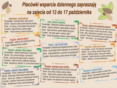 Harmonogram zajeć w PWD