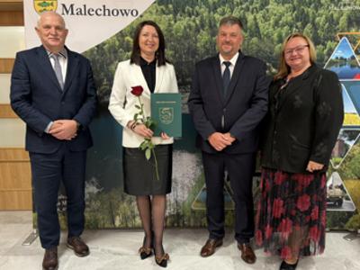 Uroczyste wręczenie Nagród Wójta Gminy Malechowo dla dyrektorów i nauczycieli