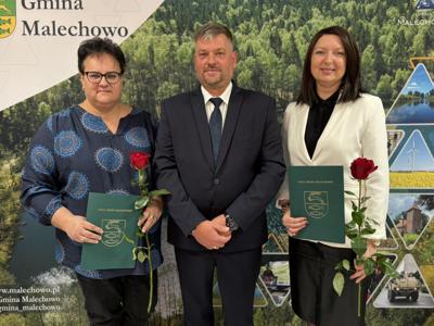 Uroczyste wręczenie Nagród Wójta Gminy Malechowo dla dyrektorów i nauczycieli
