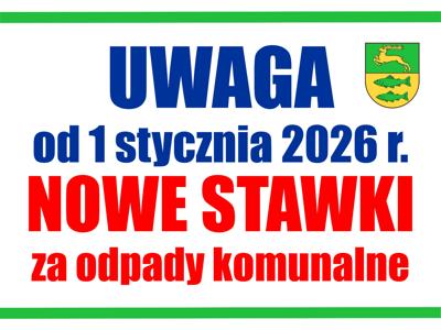 Odpady - nowa stawka - logo