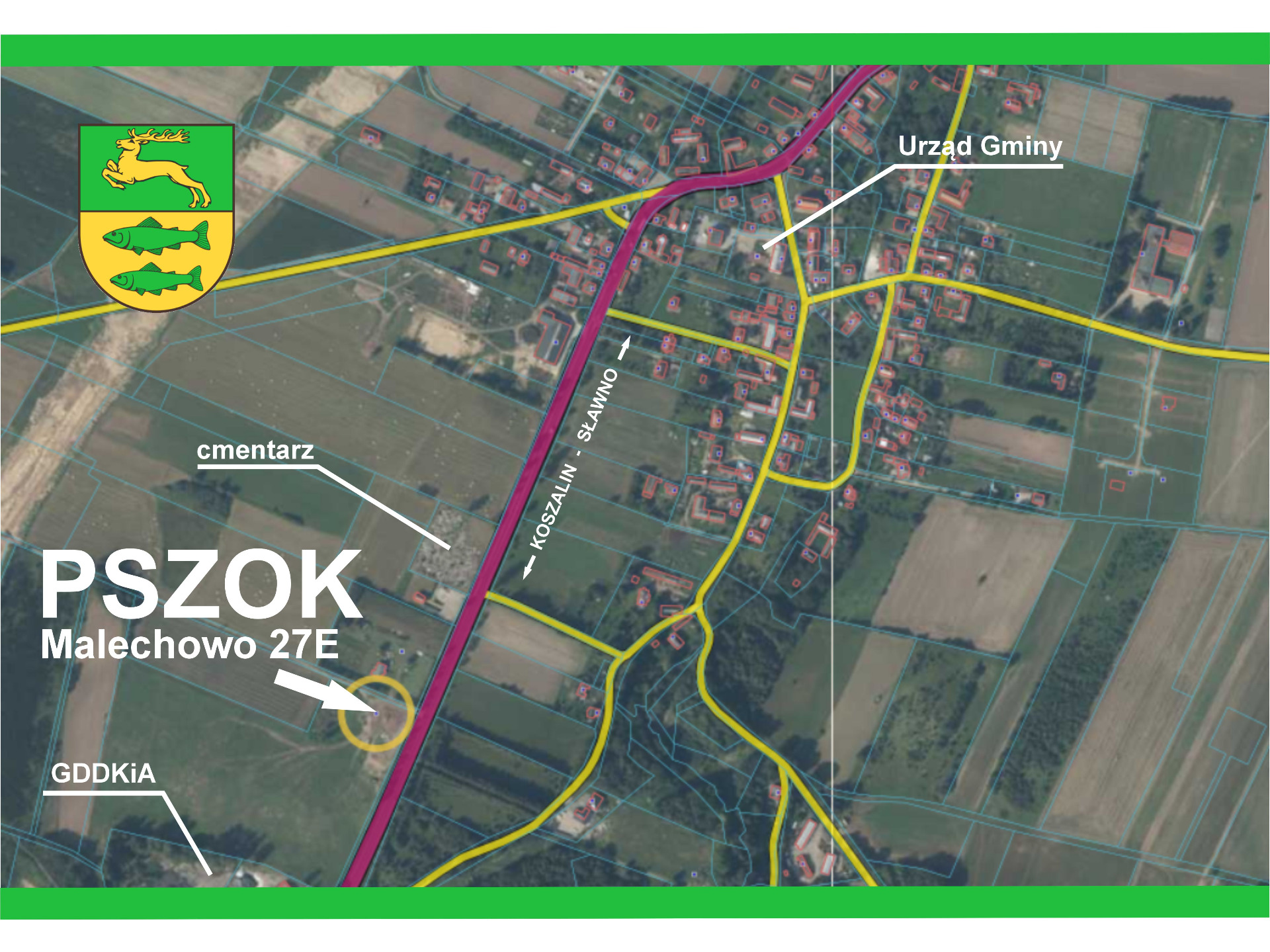 Lokalizacja PSZOK w Malechowie