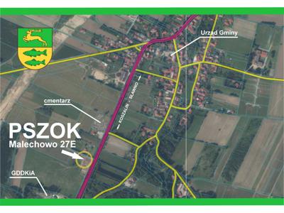 Lokalizacja PSZOK w Malechowie