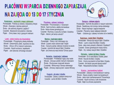 Harmonogram zajęć w PWD