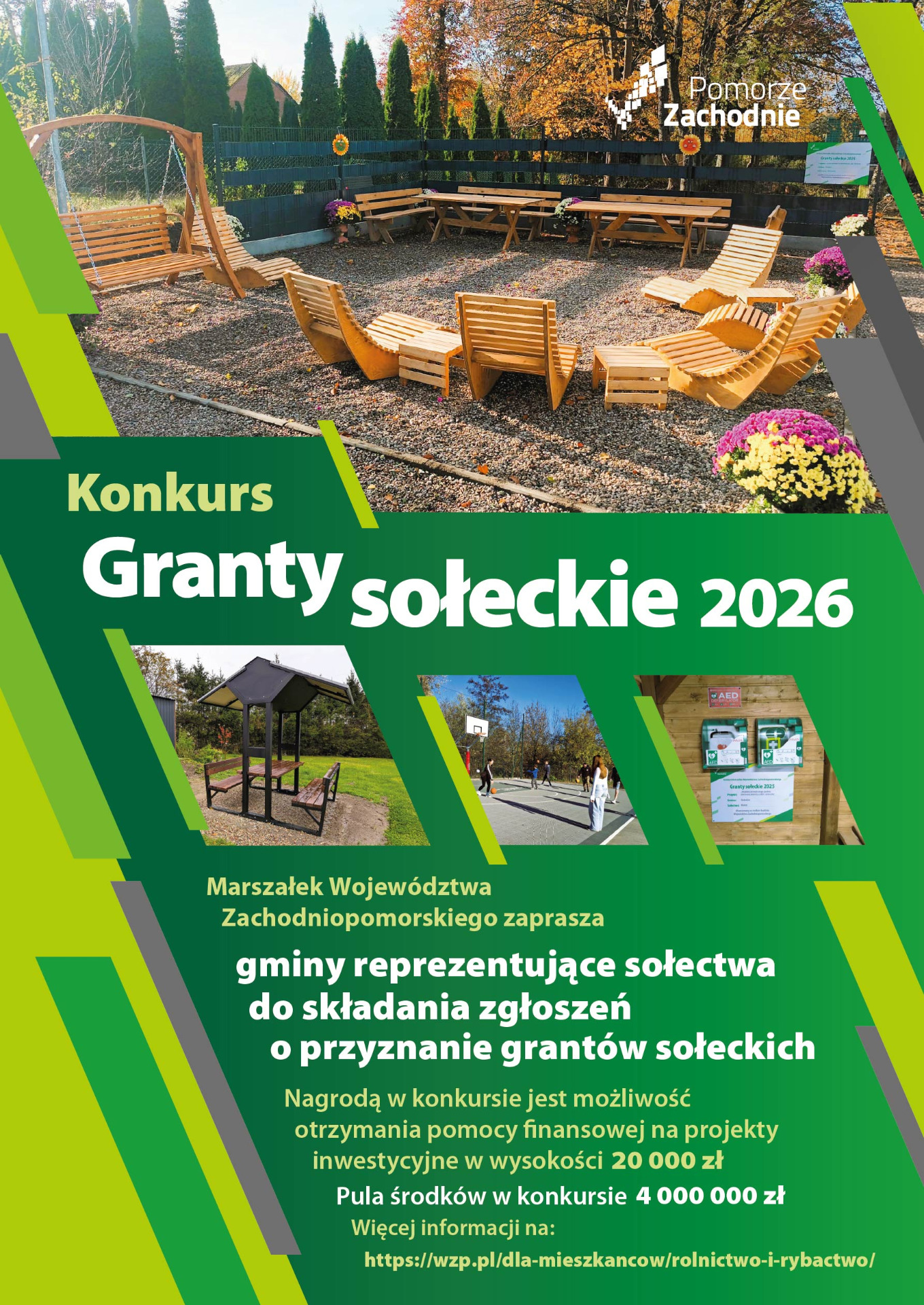 Plakat Granty Sołeckie 2026.