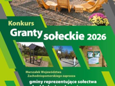Plakat Granty Sołeckie 2026.