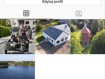 Zdjęcie przedstawia oficjalne konto Gminy Malechowo na Instagramie.