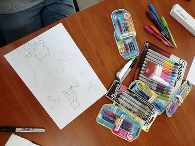 Artykuły marki Sharpie wygrane przez PWD Pękanino.