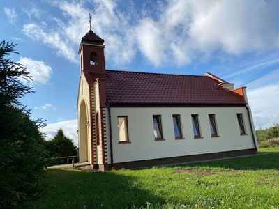 Wyremontowany dom przedpogrzebowy w Malechowie.