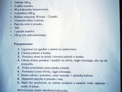 Przepis na dania z cukinii.