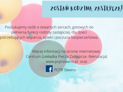 Informacja Zostań Rodziną Zastępczą.
