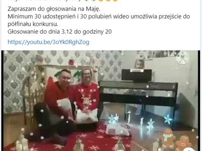 Koncert kolęd w wykonaniu Mai Wiącek. 