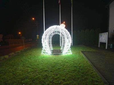 W tym roku Gmina Malechowo zakupiła piękną ozdobę 3D - bombkę.