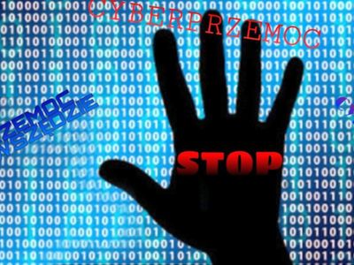 Grafika dotycząca cyberprzestrzeni. 