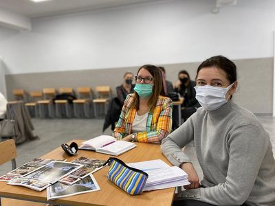 Uczestniczki warsztatów ekologicznych, które odbyły się 4 marca w Świetlicy Kultury w Malechowie.