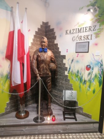 Kącik upamiętniający Patrona szkoły, Kazimierza Górskiego.