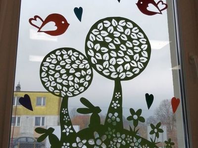  Wiosenna łąka wykonane przez wychowanków Placówki Wsparcia Dziennego w Kusicach.