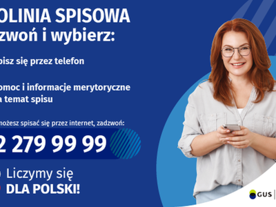Informacje dotyczące infolinii spisowej Narodowego Spisu Powszechnego.