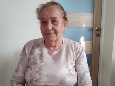 Czesława Samiec, mieszkanka Malechowa, która 24 października 2020 r. obchodziła 90 urodziny.