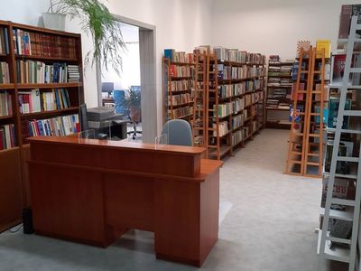 Wypożyczalnia w nowo wyremontowanej siedzibie Gminnej Biblioteki Publicznej w Malechowie.