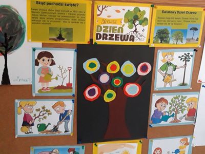 Gazetka wykonana przez dzieci z Placówki Wsparcia Dziennego w Kosierzewie.