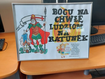 Pamiątkowy plakat z życzeniami.