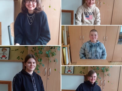 Ósmoklasiści Szkoły Podstawowej im.Kazimierza Górskiego w Lejkowie