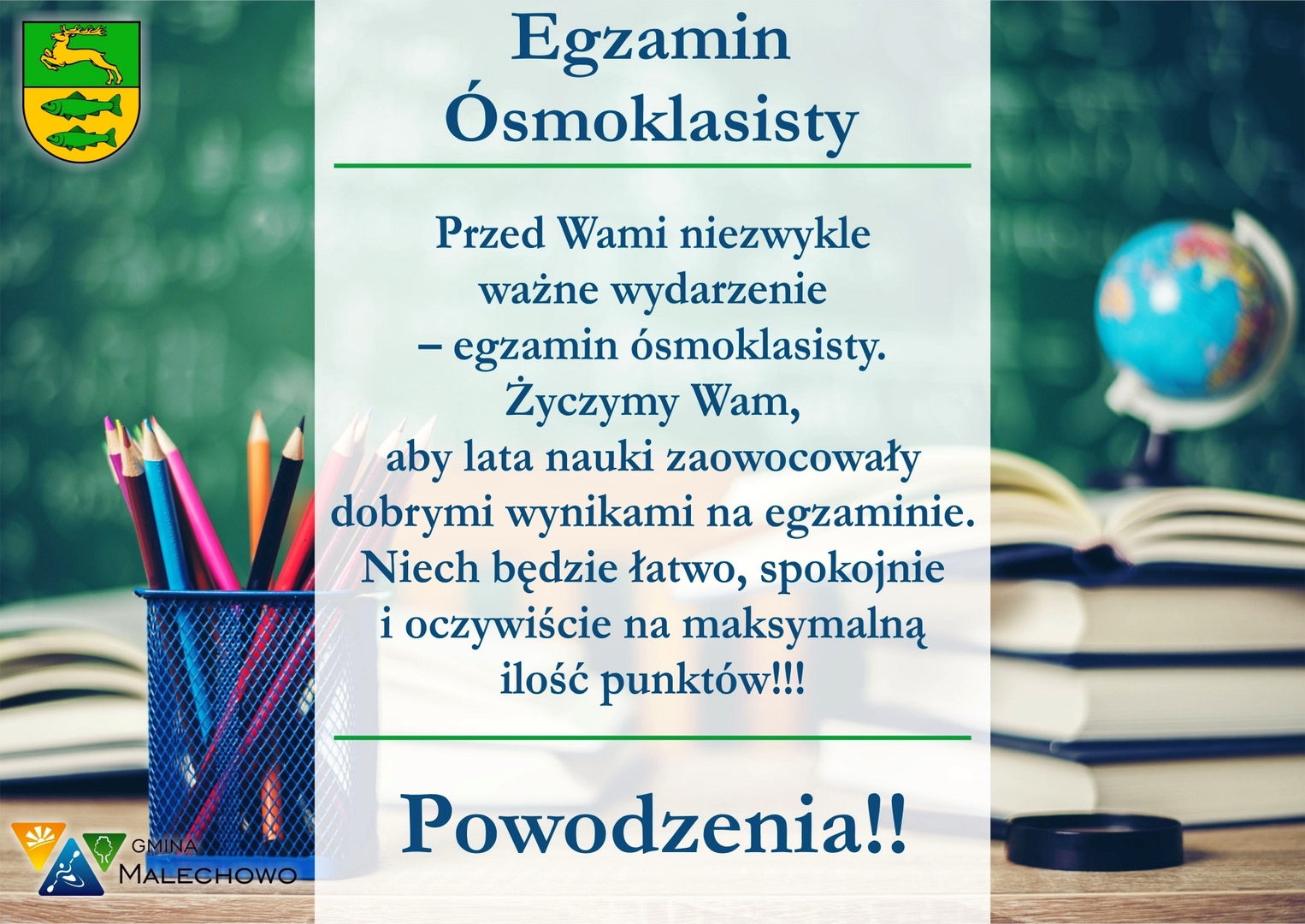 Ikona dekoracyjna - Egzamin Ósmoklasisty.