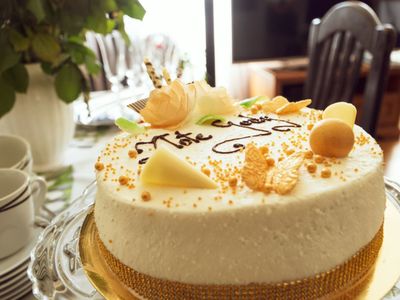 Tort przygotowany z okazji Złotych Godów Państwa Szefflerów z Białęcina. 