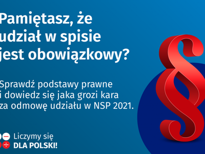 Grafika dotycząca obowiązku spisowego.